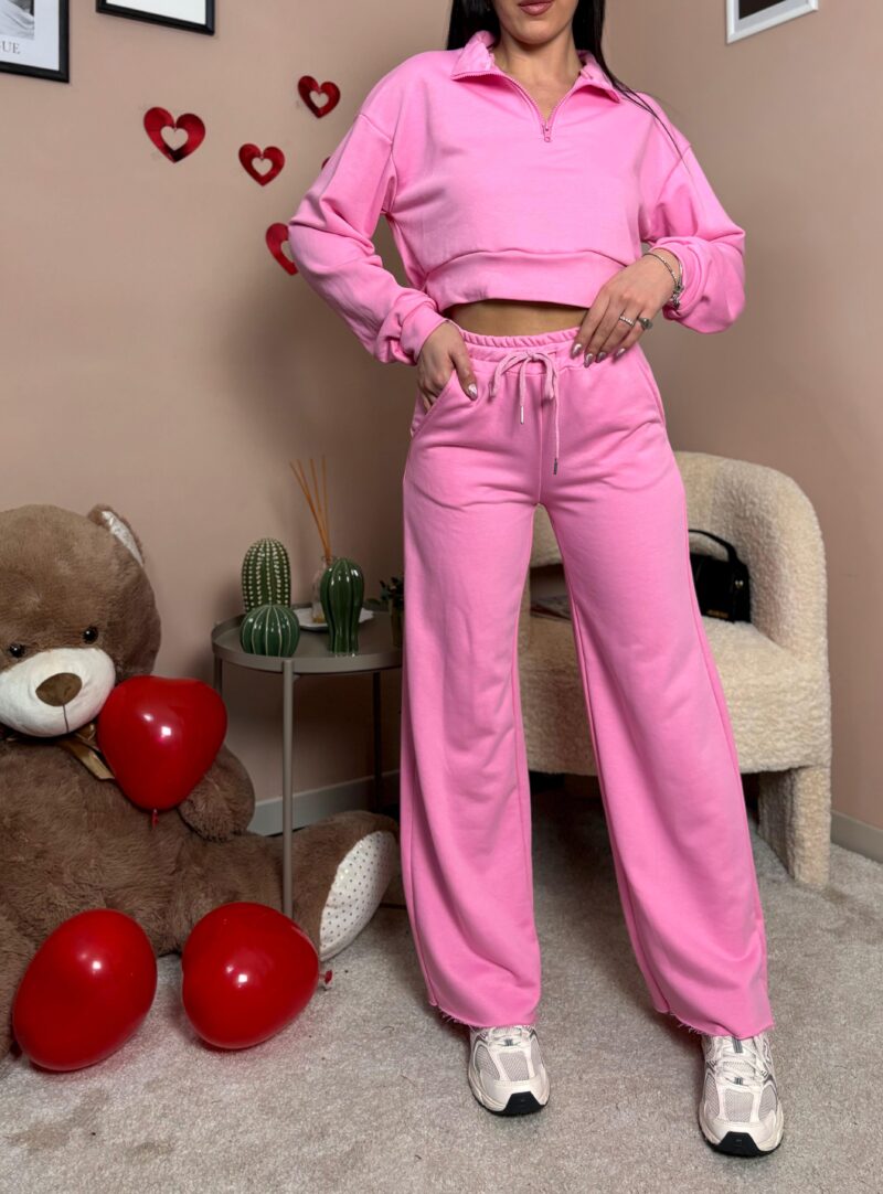 pantalone perla- rosa