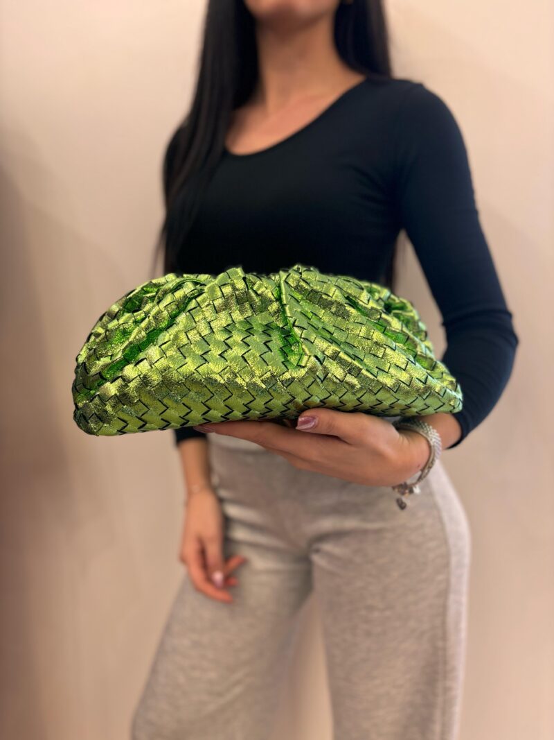 pouch bag kim- verde