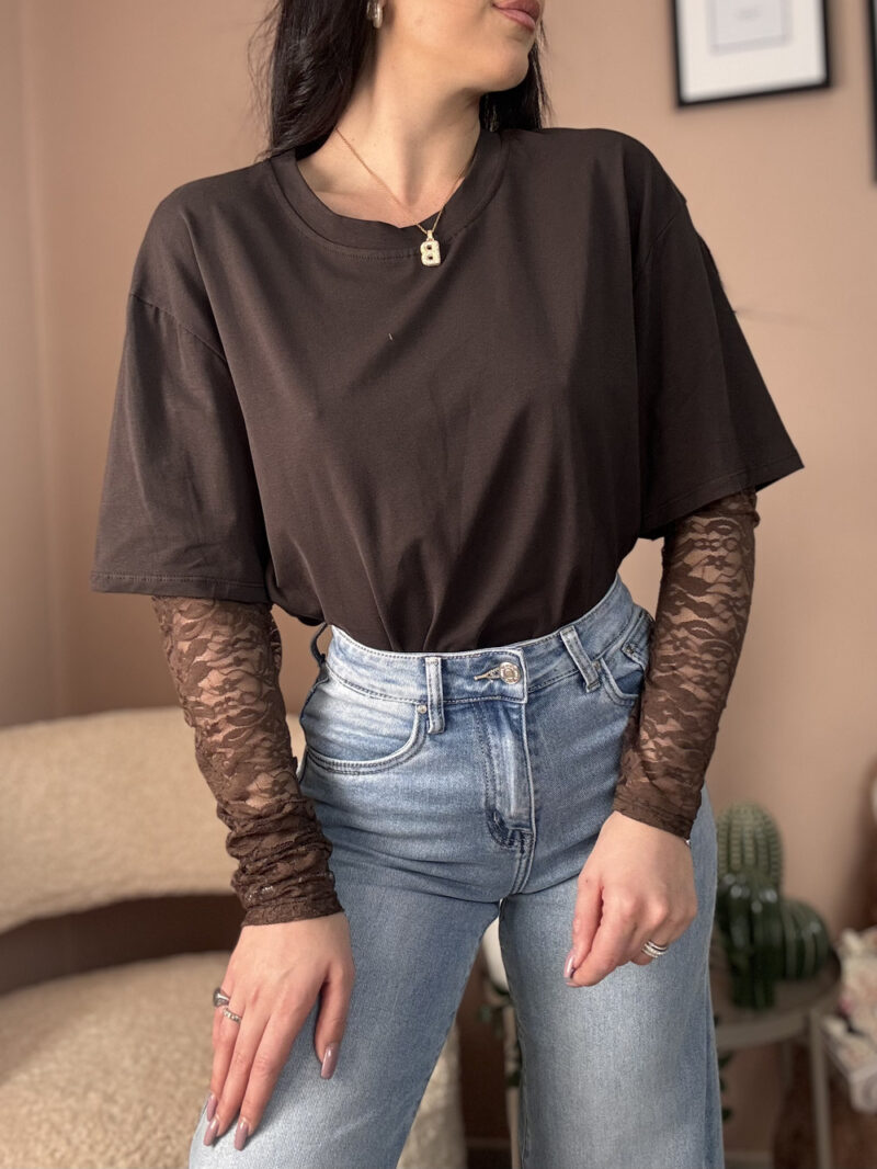t-shirt mayra- cioccolato