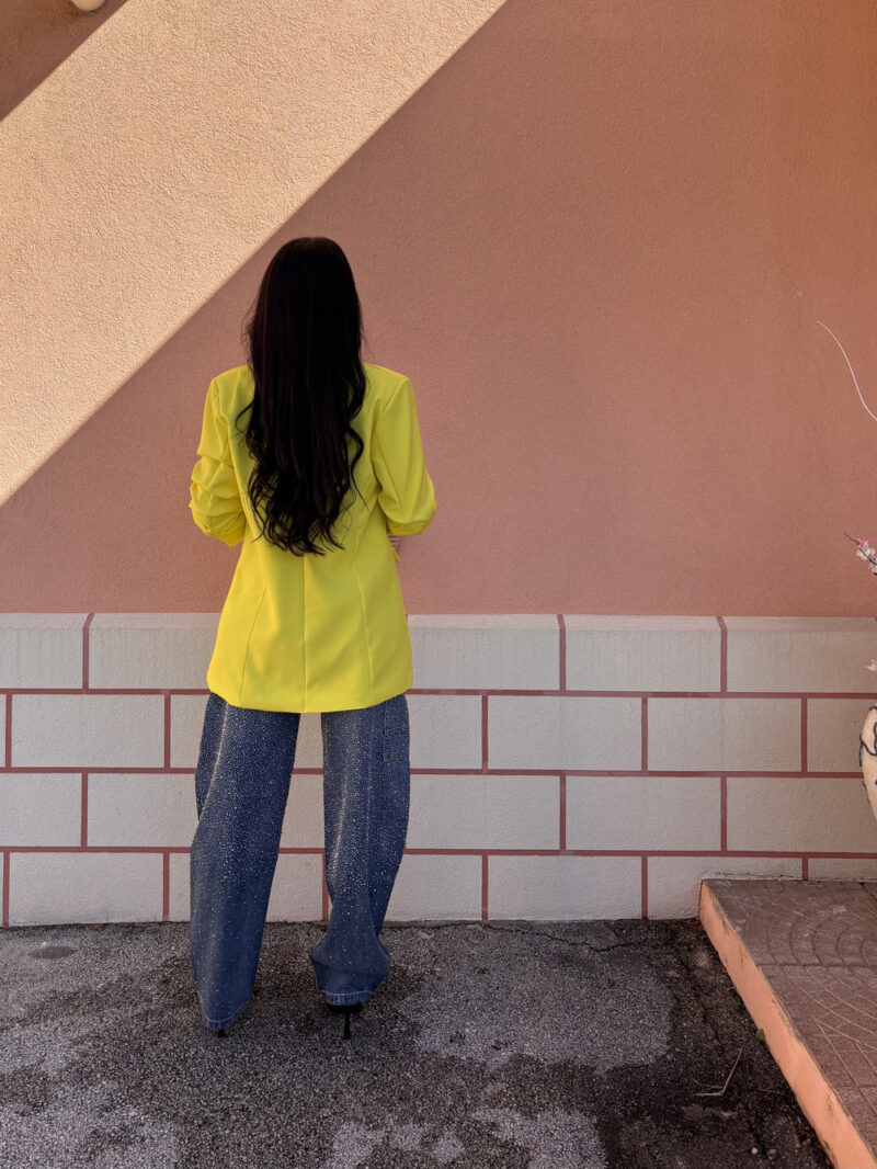 blazer zoe- giallo burro - immagine 2