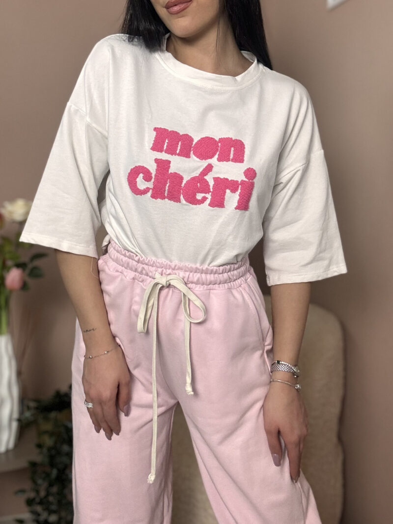 t-shirt mon chèrie- bianca