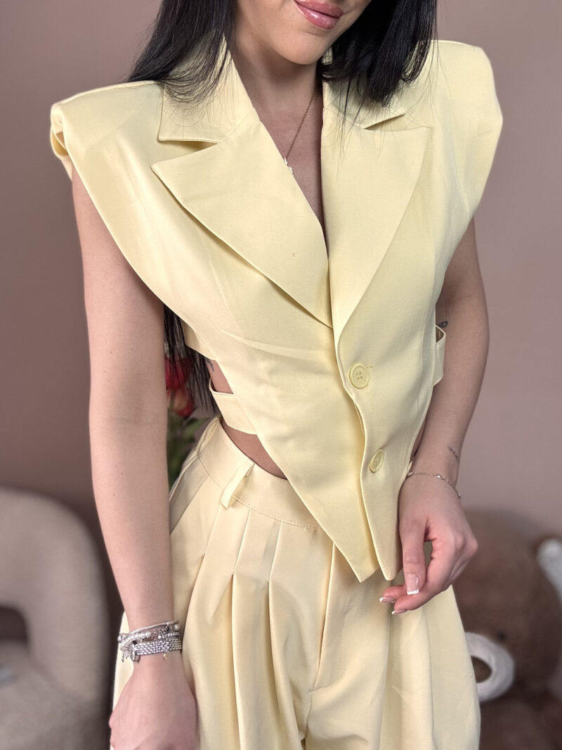 gilet suisse- giallo - immagine 2