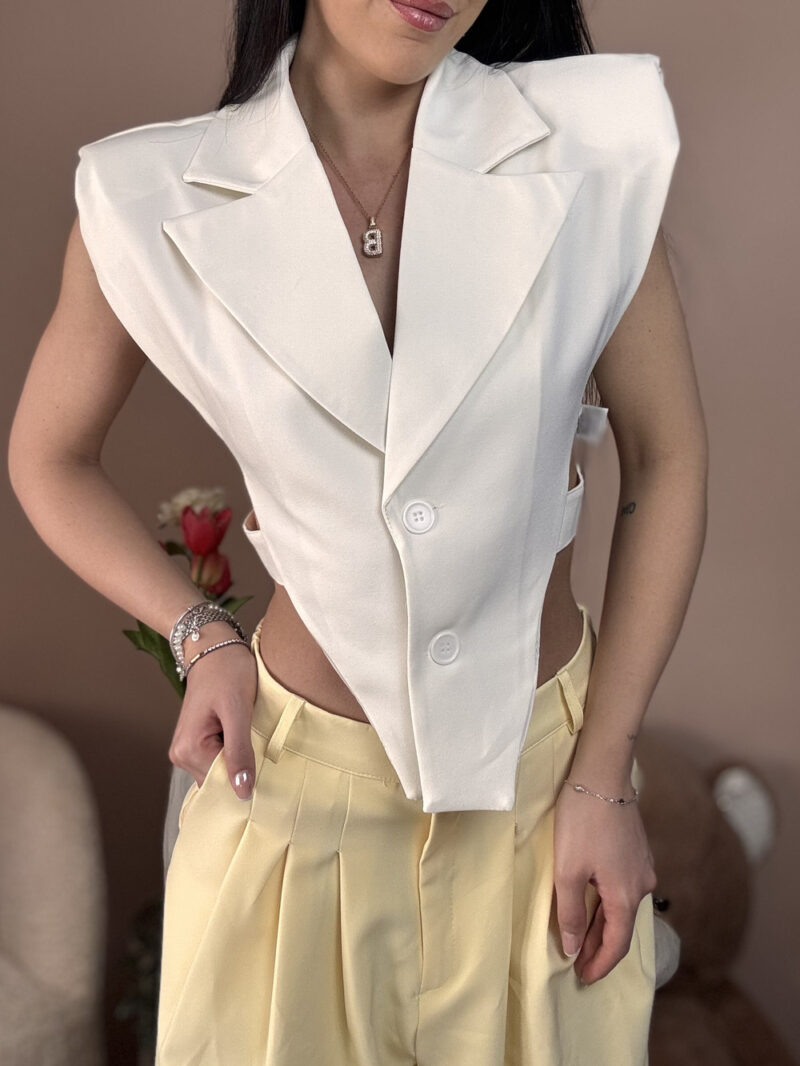 gilet suisse- bianco - immagine 2