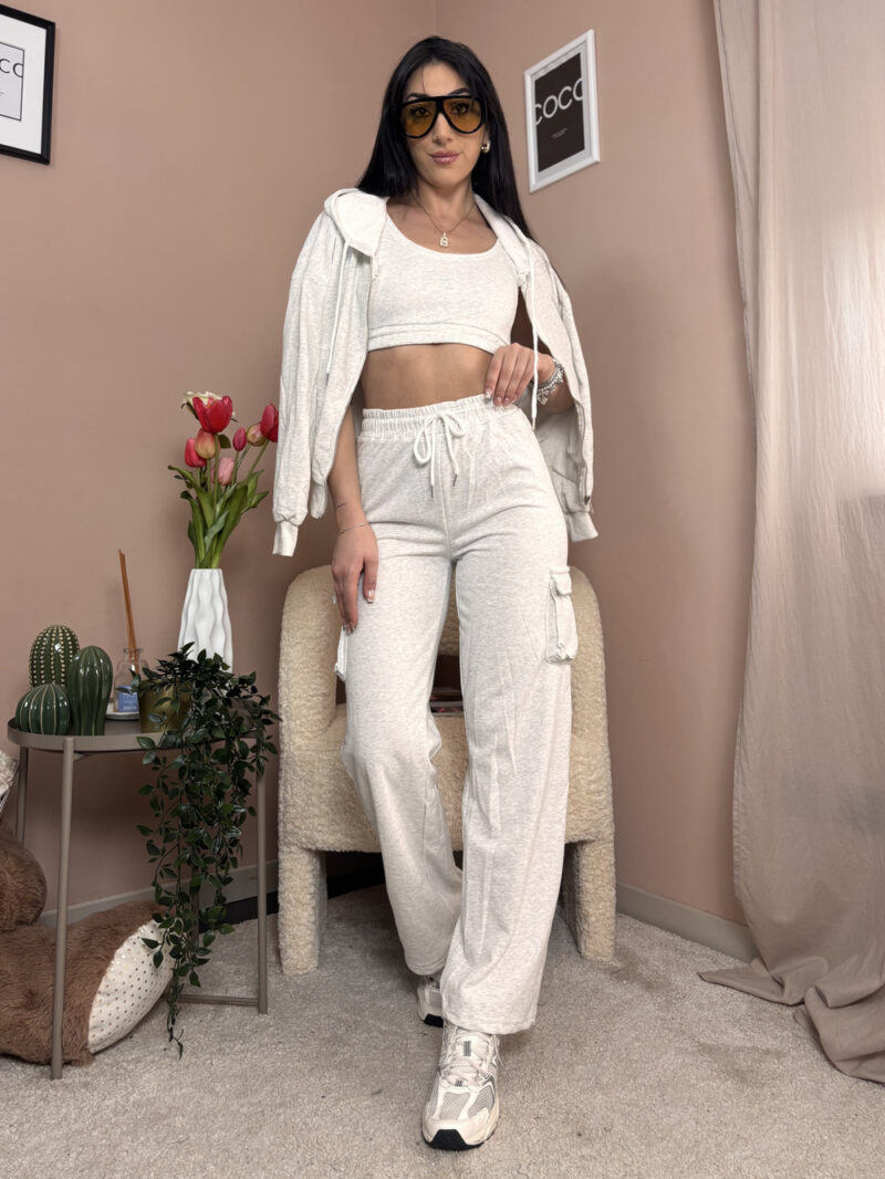 SET TUTA LAYLA- GRIGIO CHIARO - immagine 3