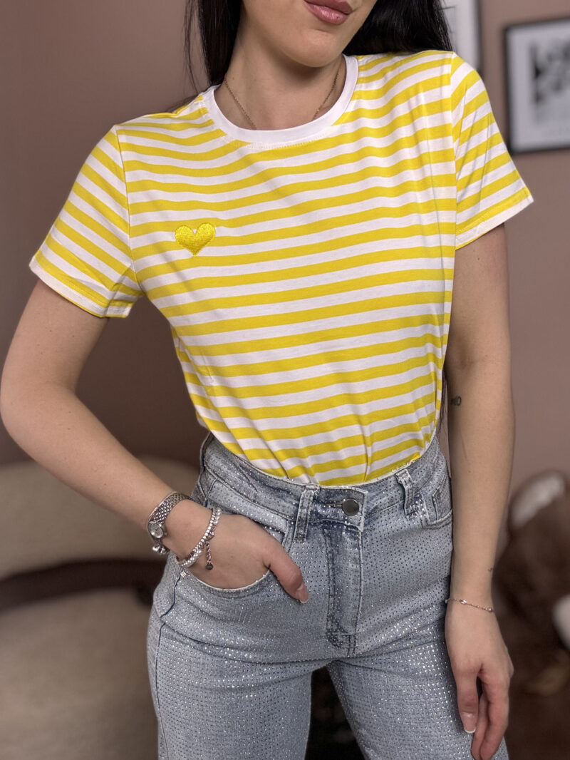 t-shirt summer- gialla - immagine 3