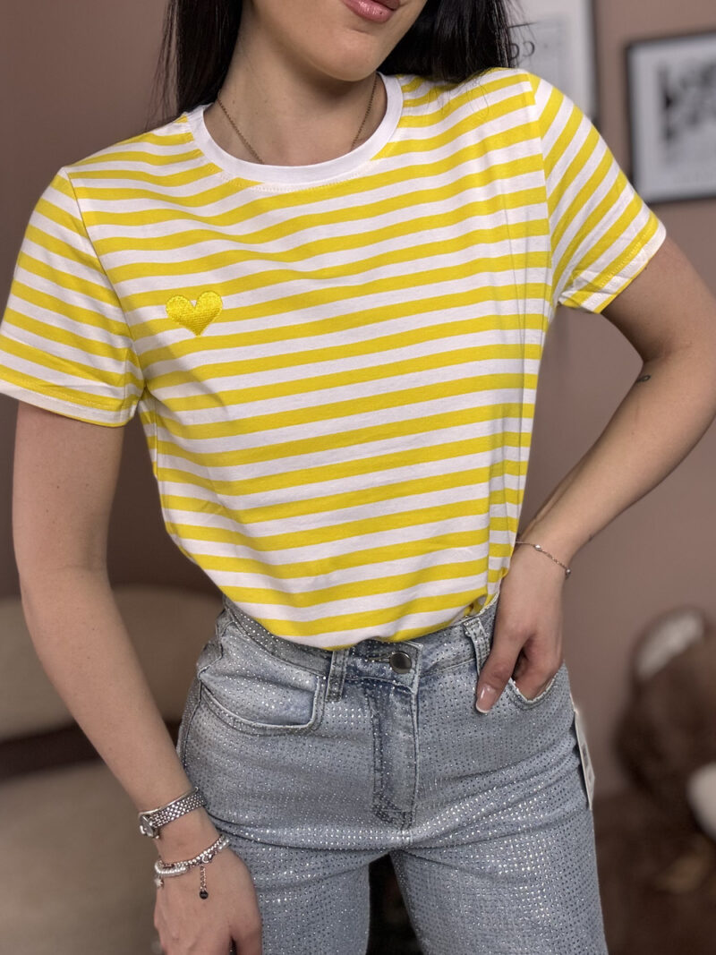 t-shirt summer- gialla - immagine 2