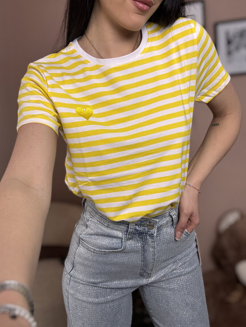 t-shirt summer- gialla