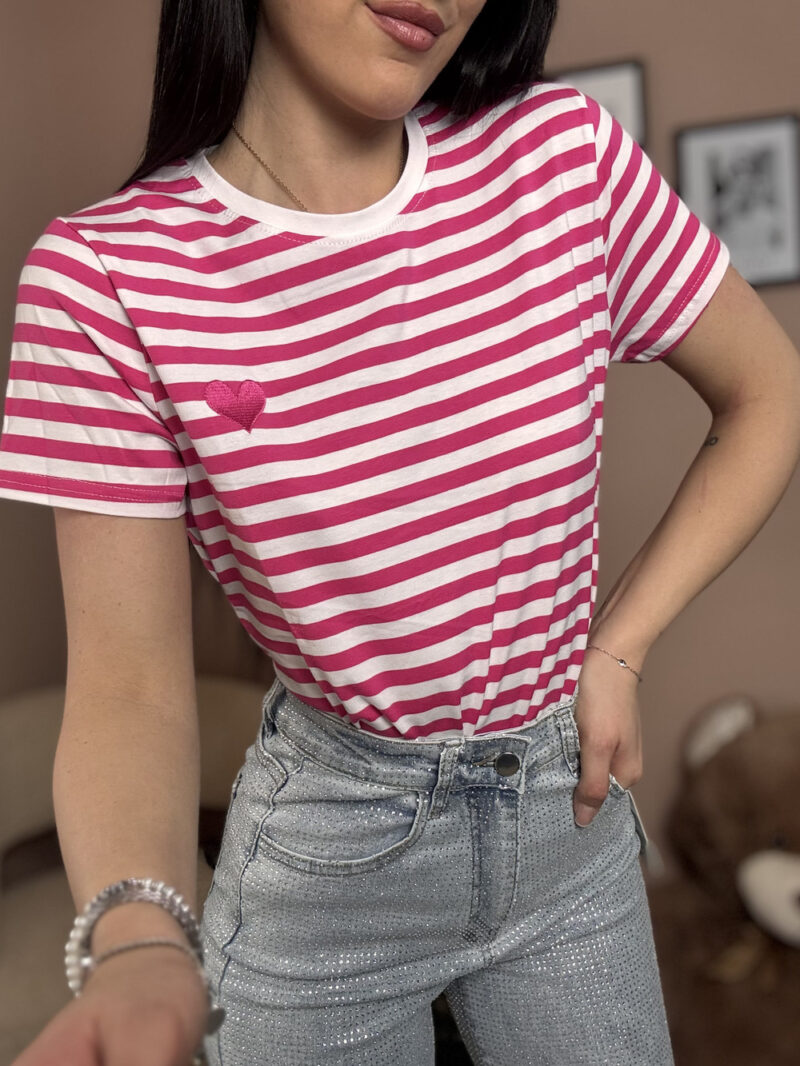 t-shirt summer- fuxia - immagine 3