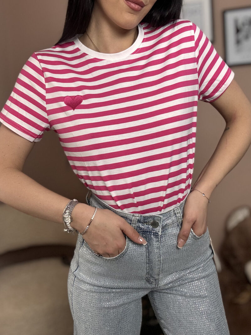 t-shirt summer- fuxia - immagine 2