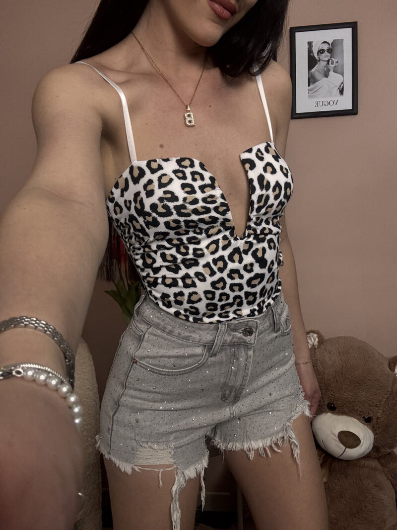 body amiria- maculato bianco - immagine 5
