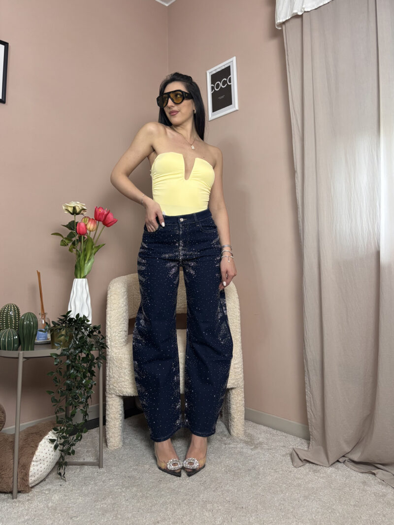 jeans tiger strass - immagine 5