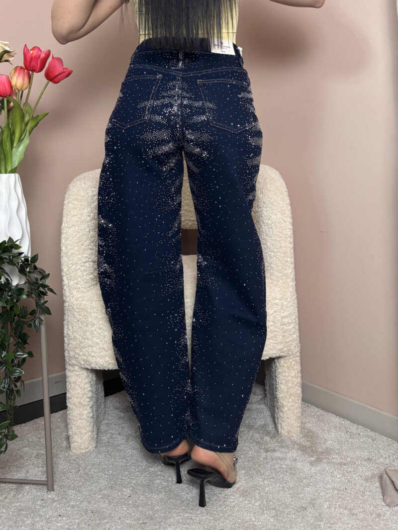 jeans tiger strass - immagine 3
