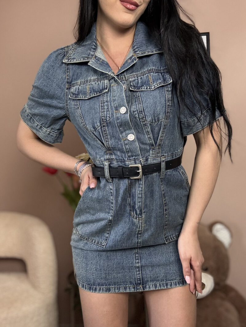 abito denim - immagine 4