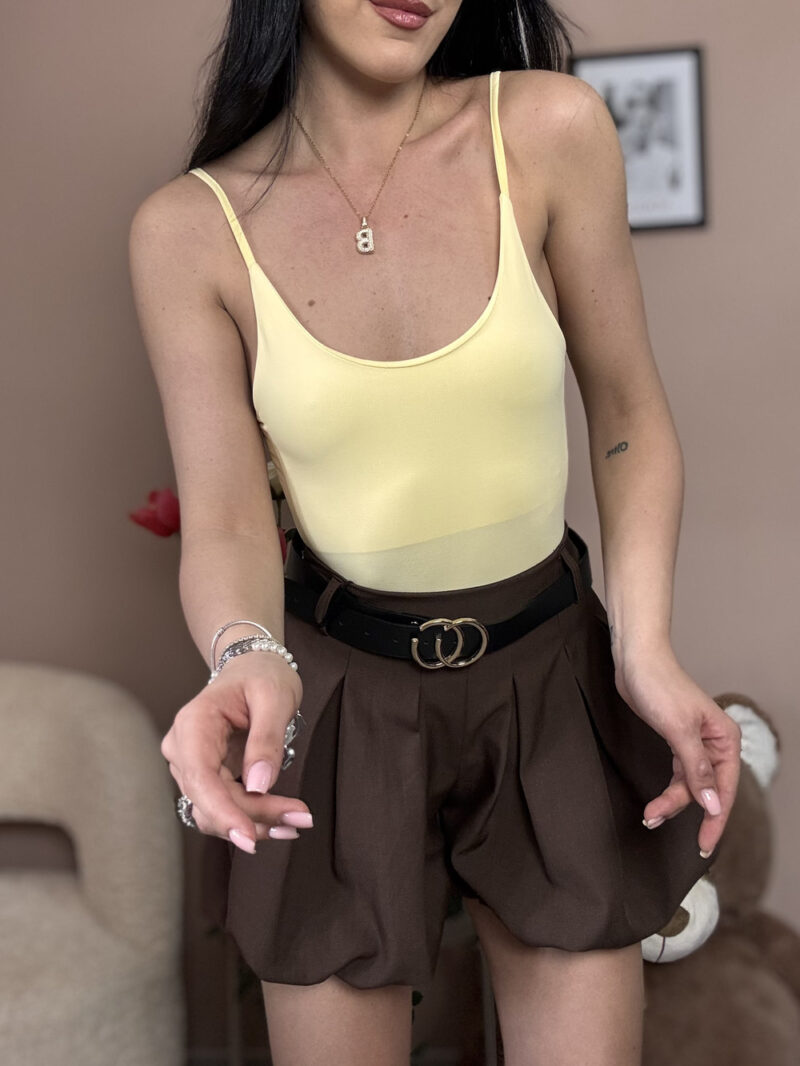 SHORTS BETTY- CIOCCOLATO - immagine 2