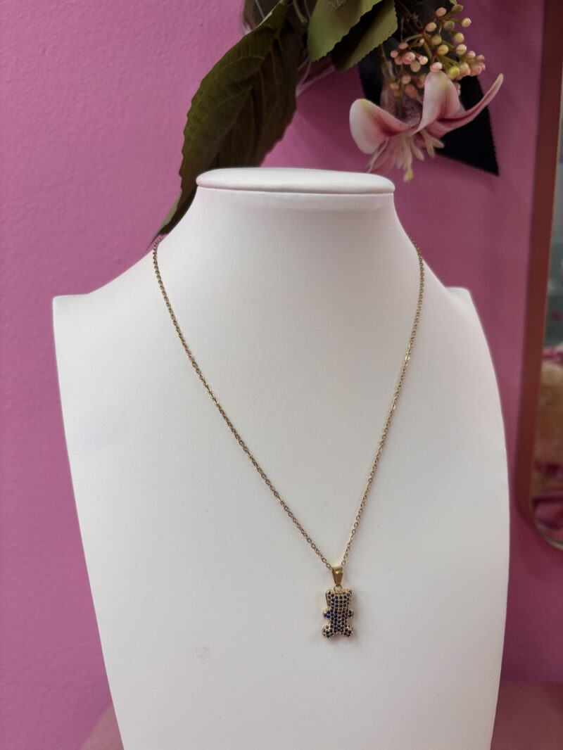 collana teddy sfacettata- oro
