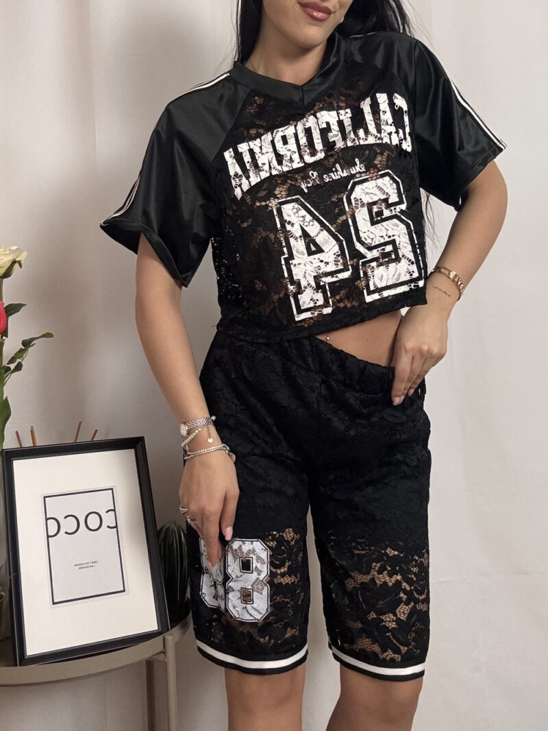 bermuda sporty- nero - immagine 3