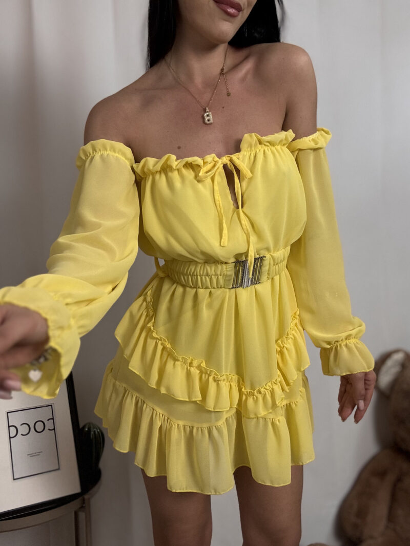 mini dress lulù- giallo