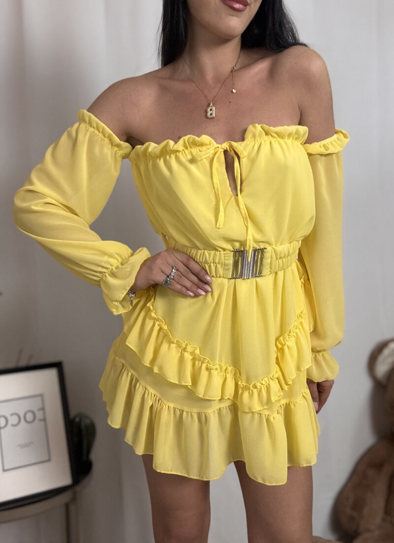 mini dress lulù- giallo - immagine 3