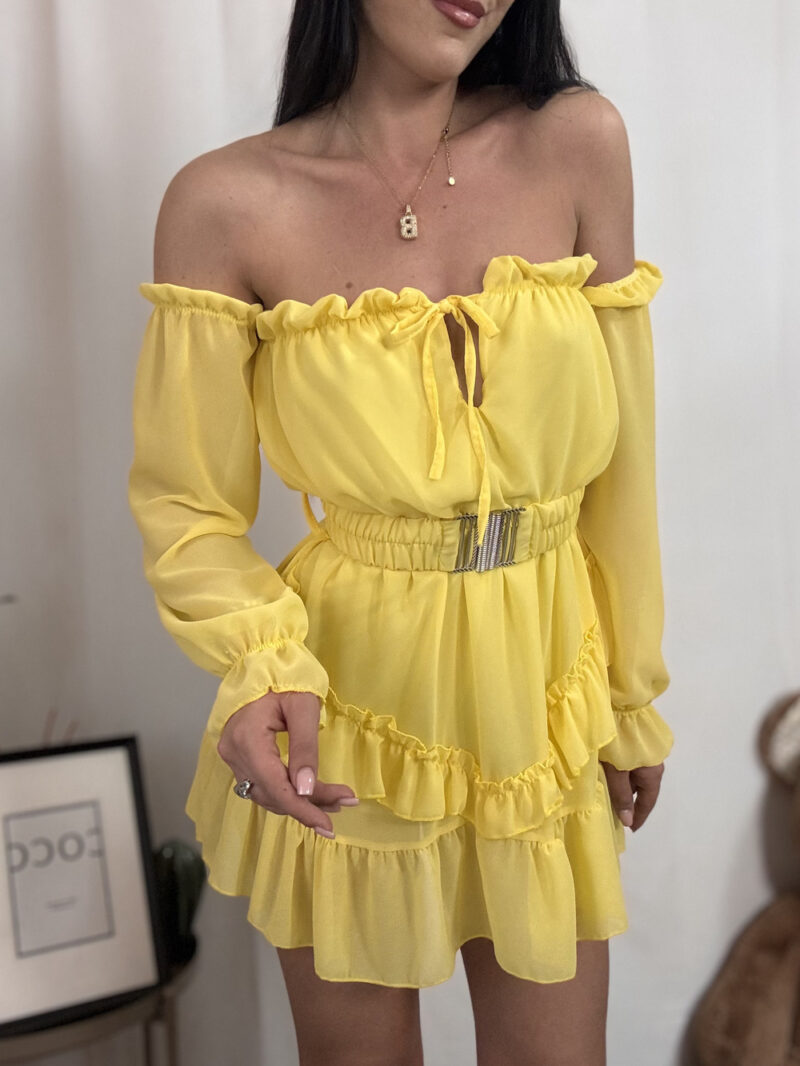 mini dress lulù- giallo - immagine 4