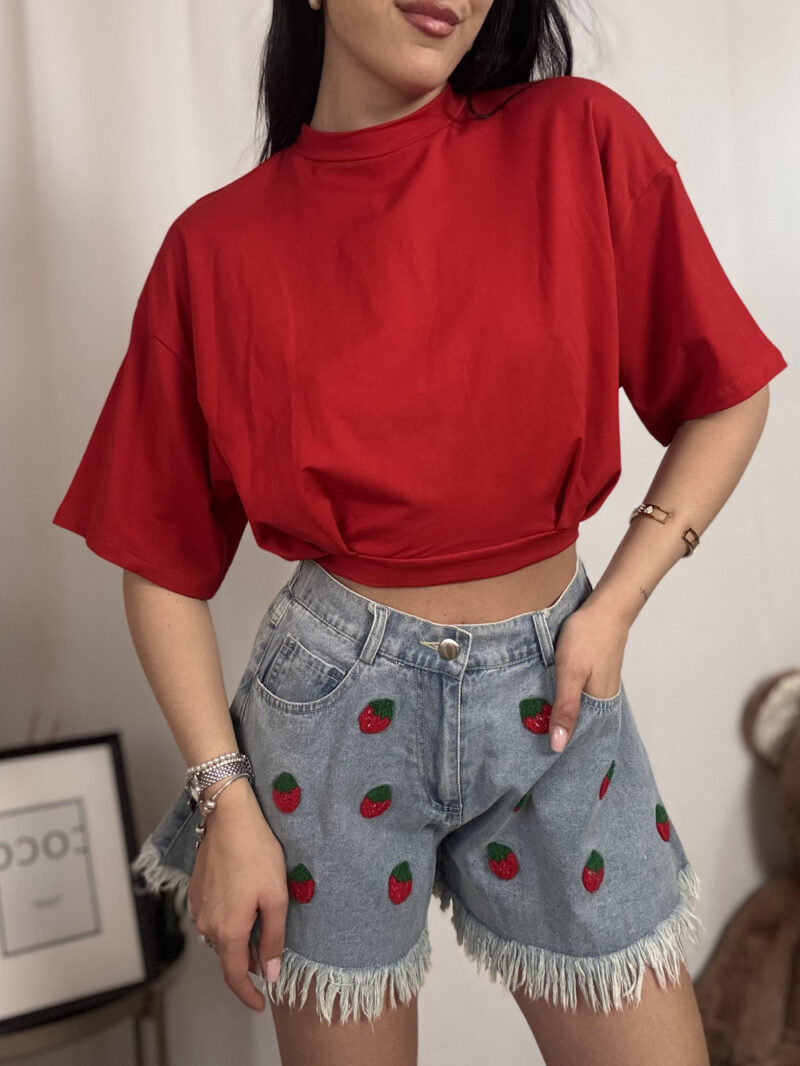 shorts strawberry