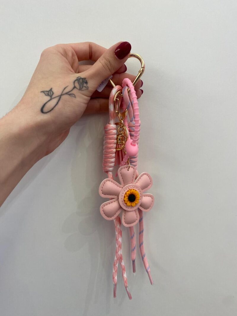 charm flower- rosa