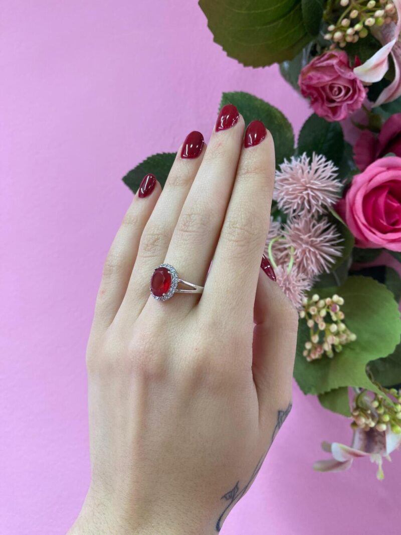 anello romantic- rosso