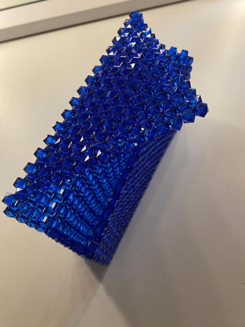 pochette très chic- blu - immagine 4