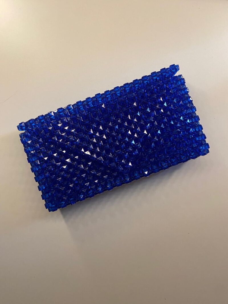 pochette très chic- blu - immagine 5
