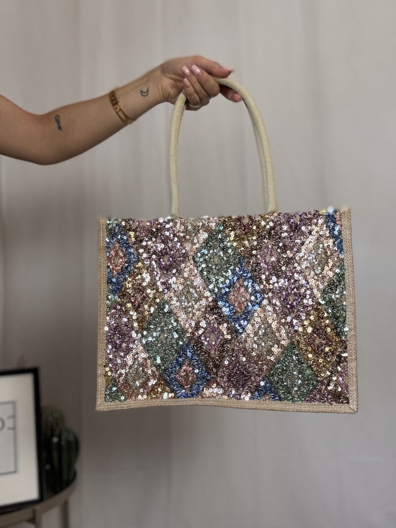 borsa mare brigitte- rombi - immagine 4