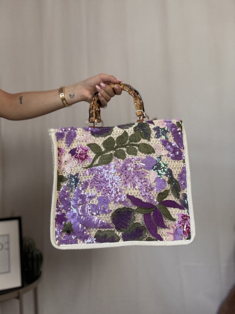 borsa mare bali- viola