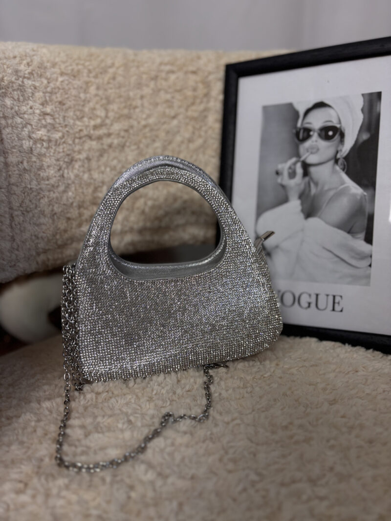 pochette babylon- silver