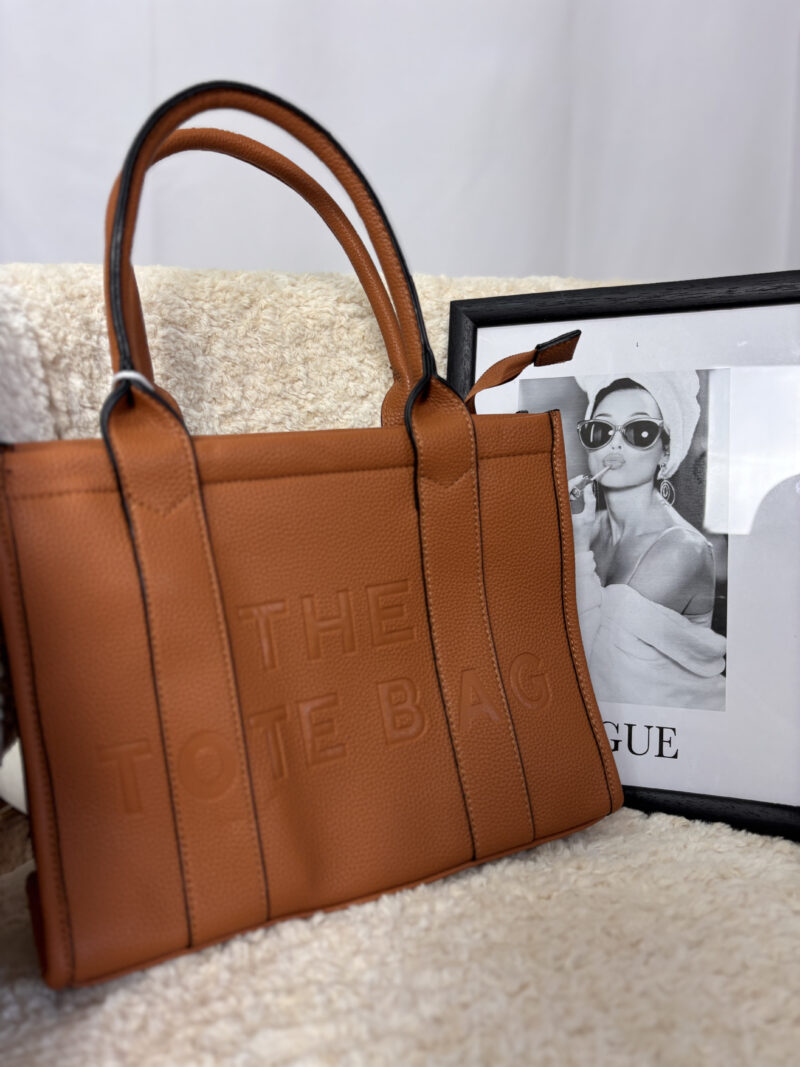 the tote bag- cuoio