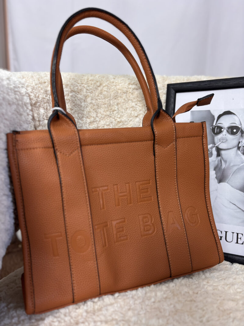 the tote bag- cuoio - immagine 3