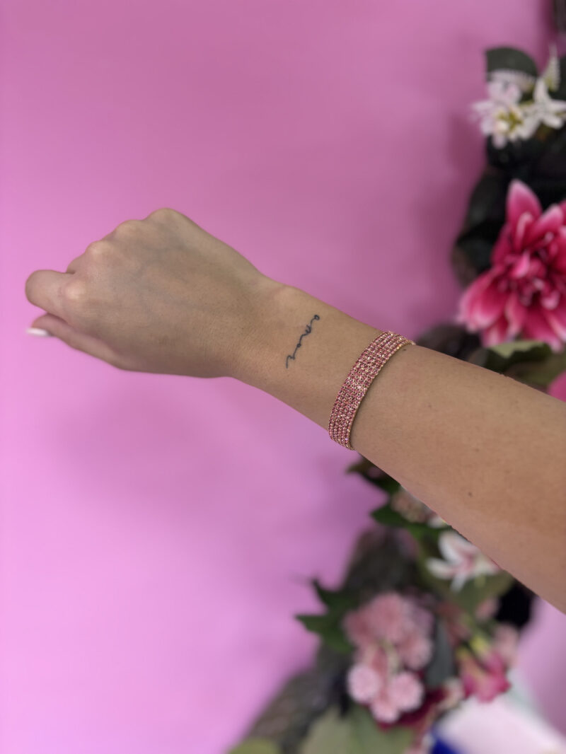 bracciale yasmine- rosa