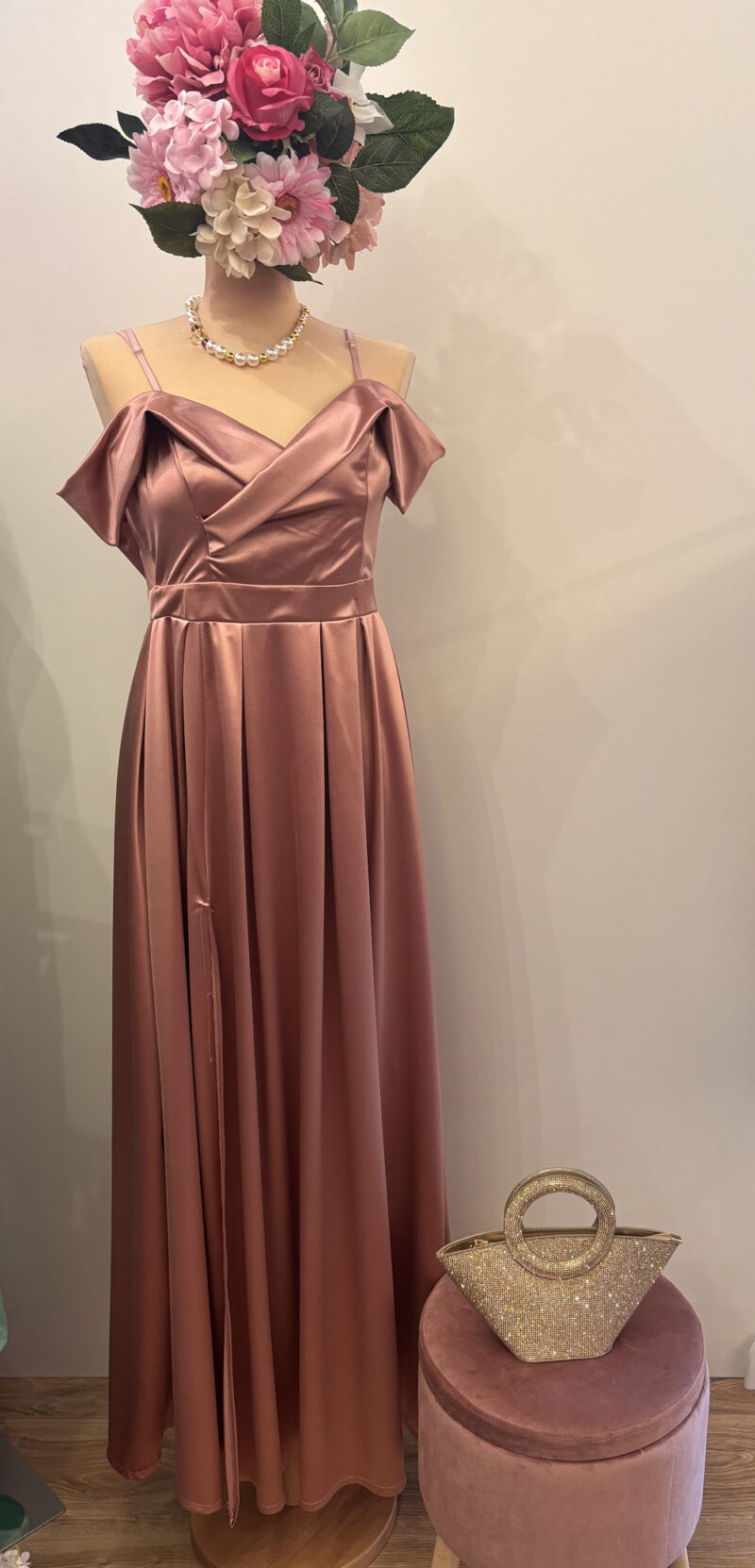 abito wedding- rosa - immagine 2