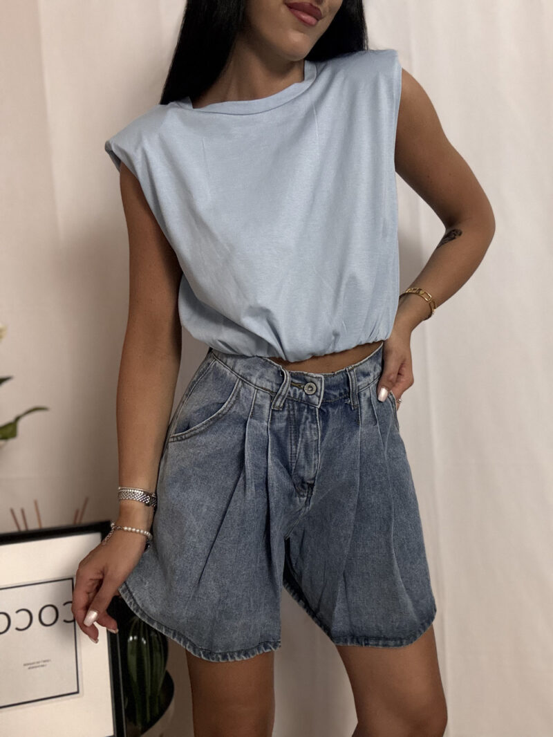 t-shirt mia- azzurra - immagine 2