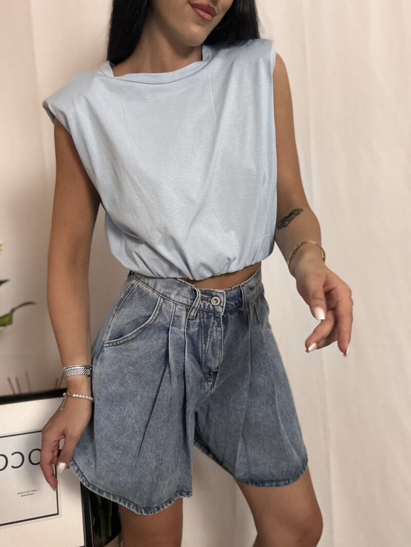 t-shirt mia- azzurra - immagine 3