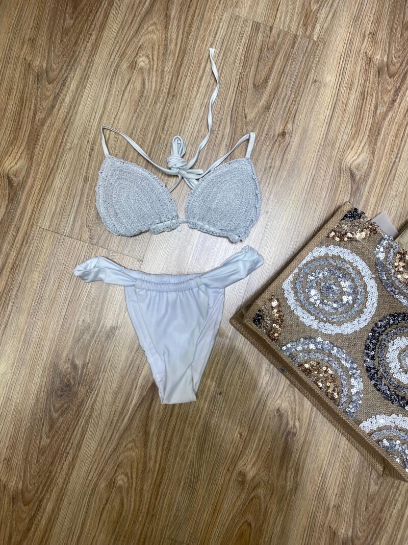 bikini uncinetto- bianco