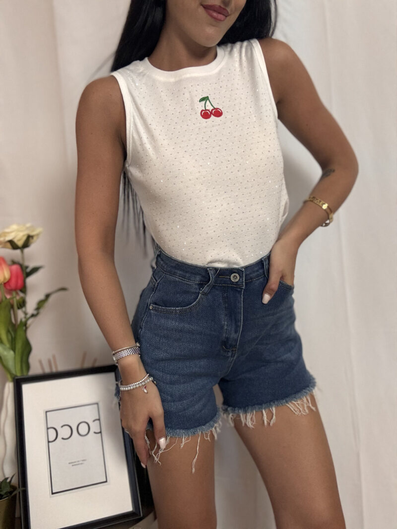shorts basic- denim - immagine 3