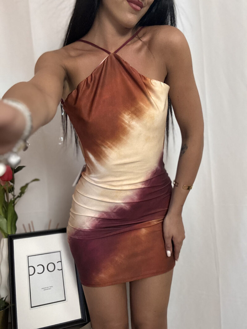 tubino eva- mattone e beige
