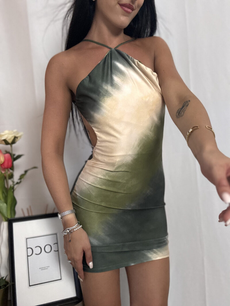 tubino eva- verde e beige - immagine 5