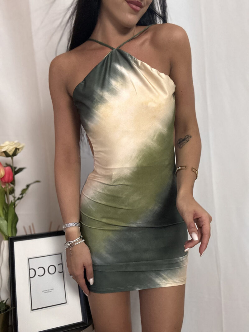 tubino eva- verde e beige - immagine 4