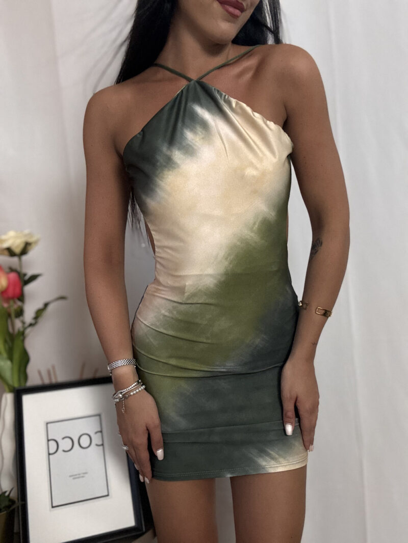 tubino eva- verde e beige - immagine 3