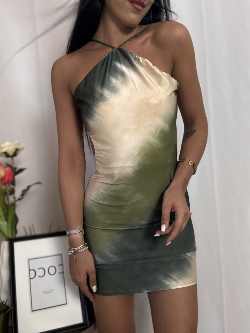 tubino eva- verde e beige