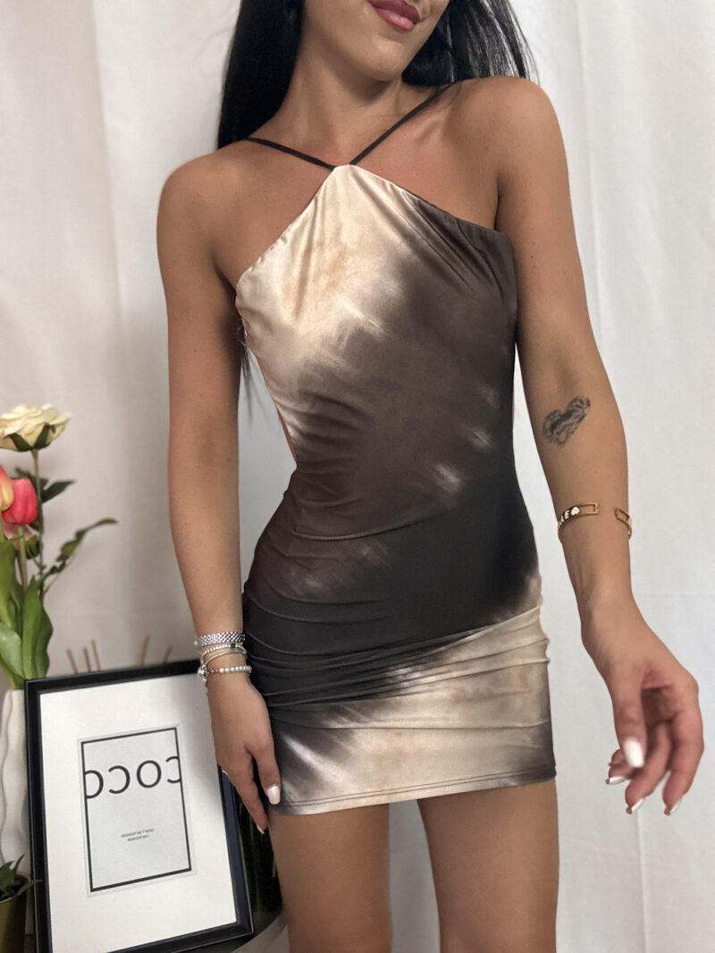 tubino eva- marrone e beige - immagine 5