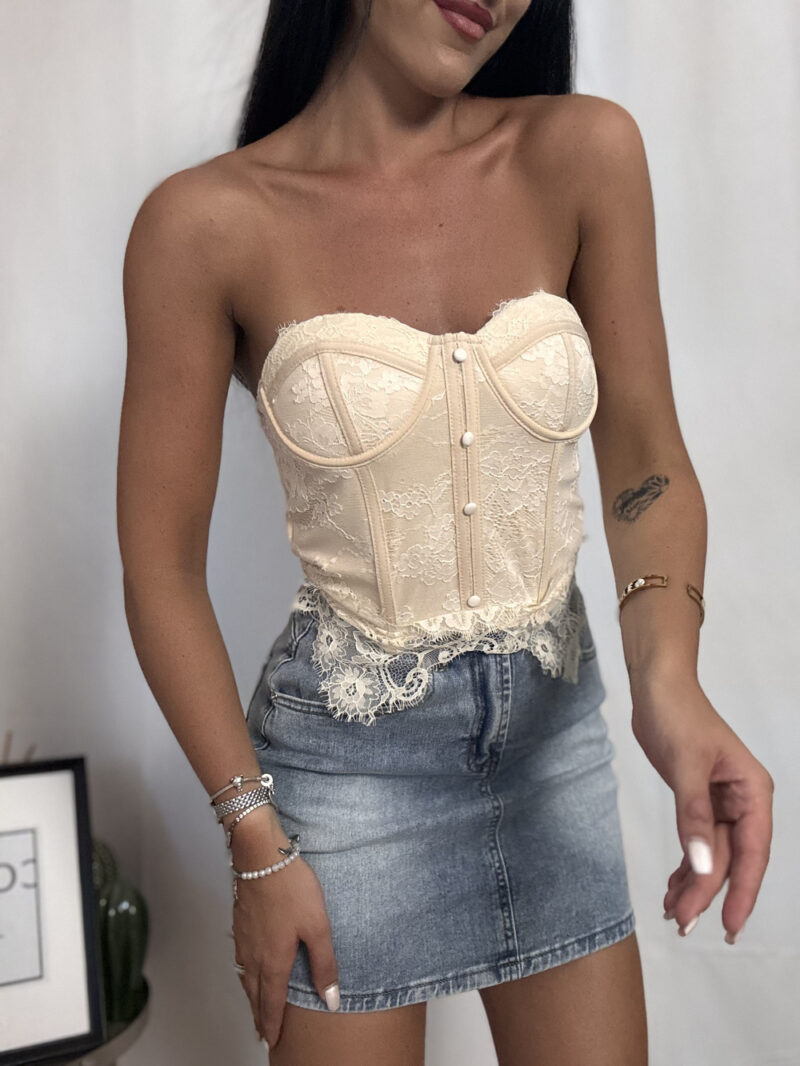 corpetto dayana- crema - immagine 5