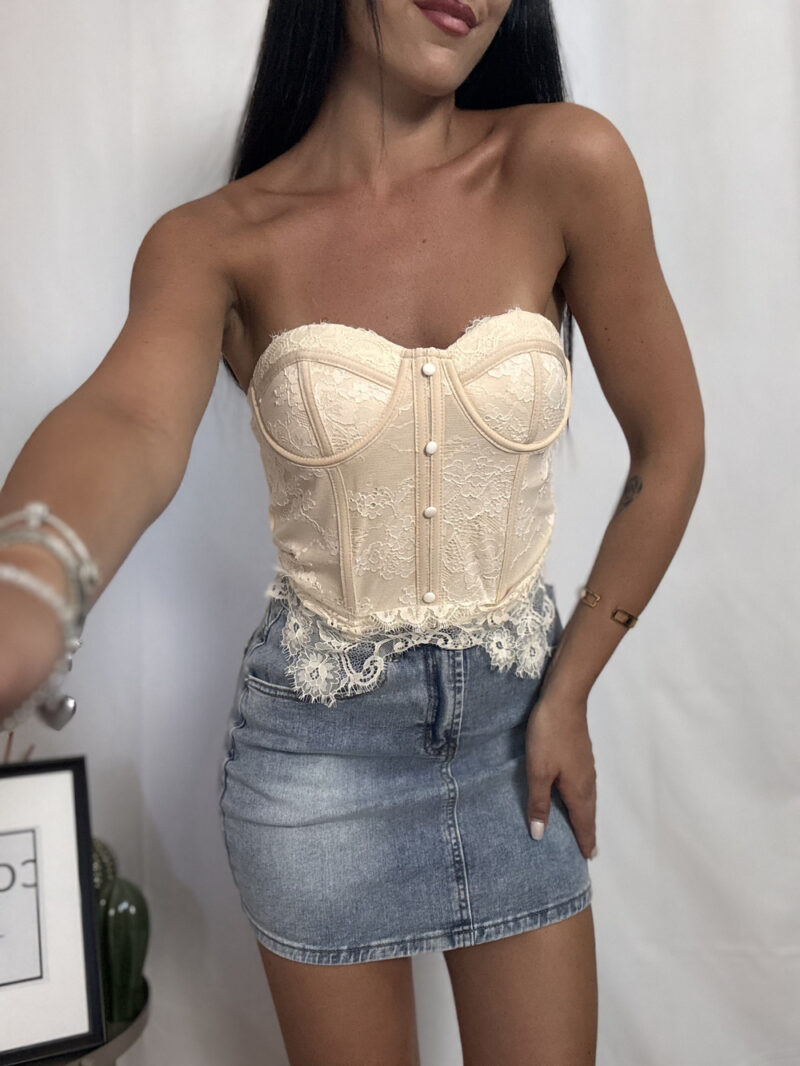 corpetto dayana- crema - immagine 6