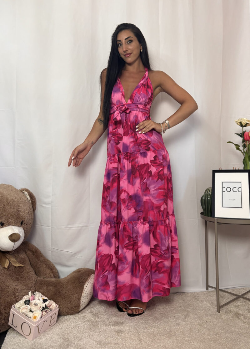 abito klelia- fucsia - immagine 5