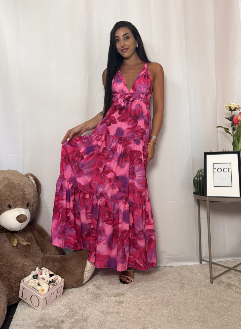 abito klelia- fucsia - immagine 4