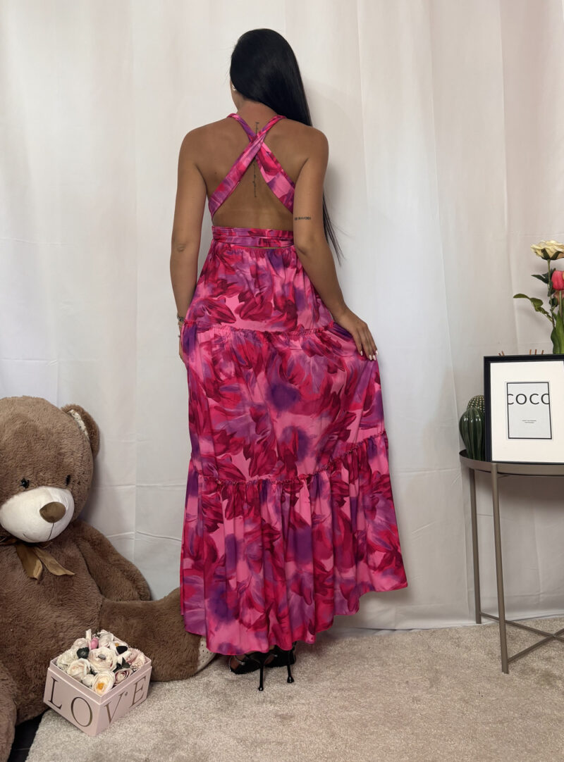 abito klelia- fucsia - immagine 3